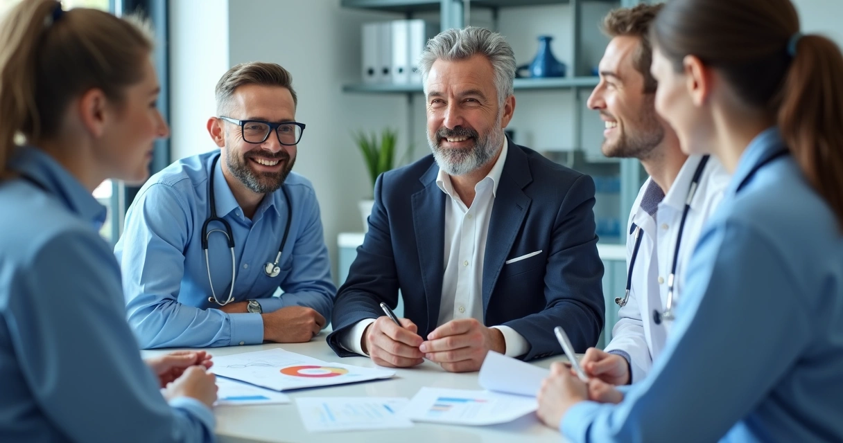 Consultoria de gestão de risco médico em clínica