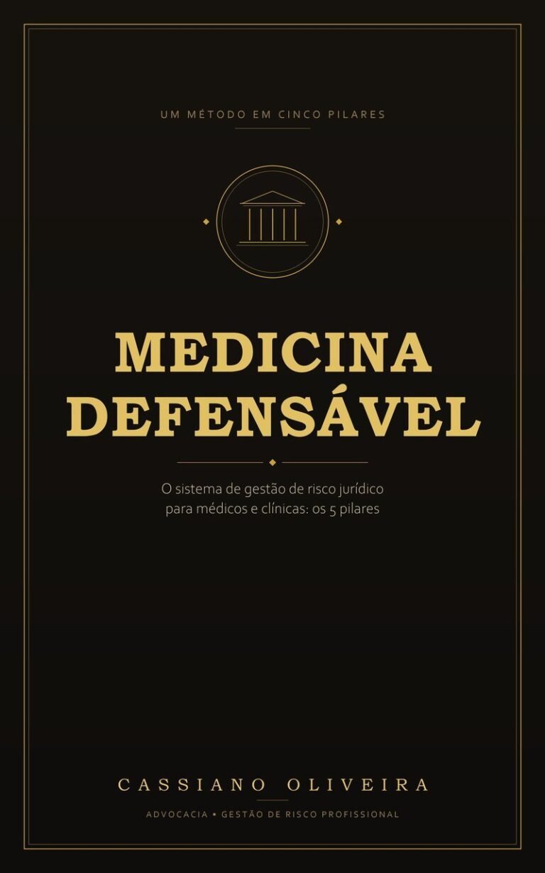 Capa do livro Medicina Defensável, de Cassiano Oliveira